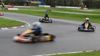 Meijndert in microkart Kombikart Comer C50 run 1 @ SHW Strijen day 1 Mini-cursus 11-11-2018