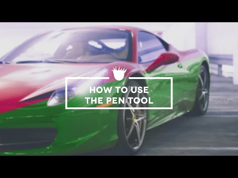 Photoshop Tutorial: HOW TO USE THE PEN TOOL