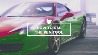 photoshop tutorial: how to use the pen tool