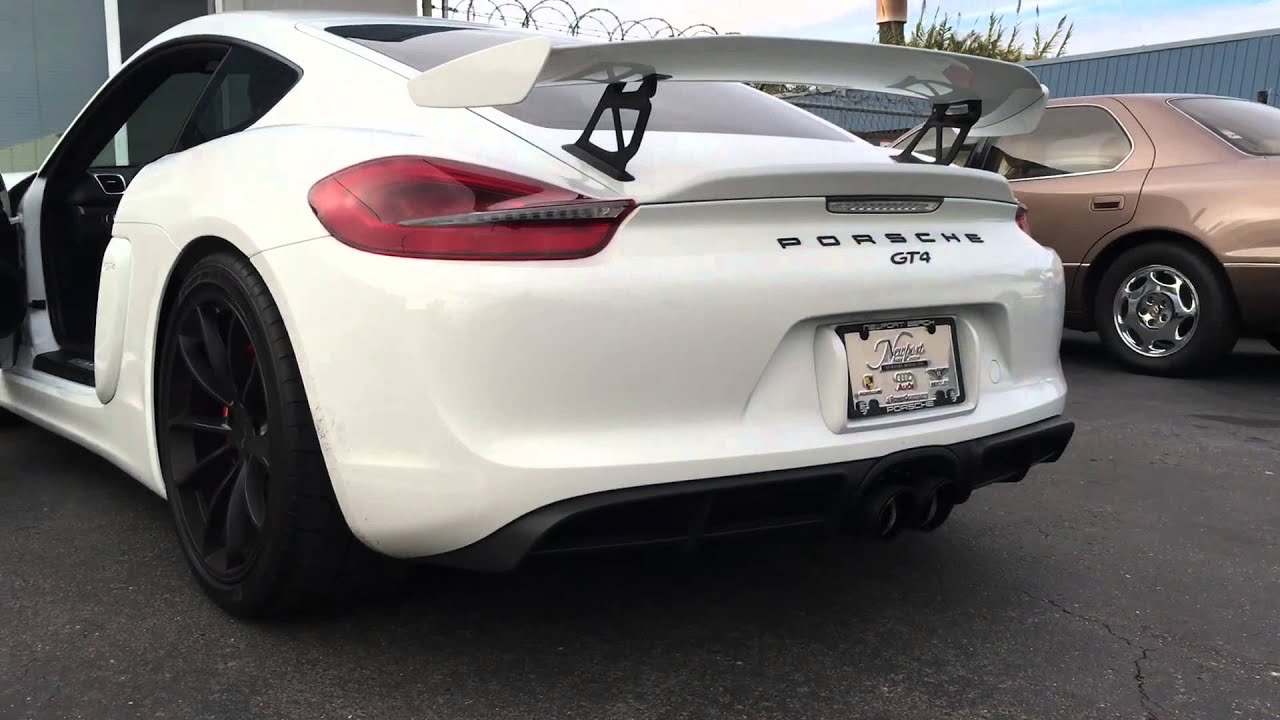 PORSCHE CAYMAN GT4 FABSPEED VALVETRONIC EXHAUST SYSTEM REV