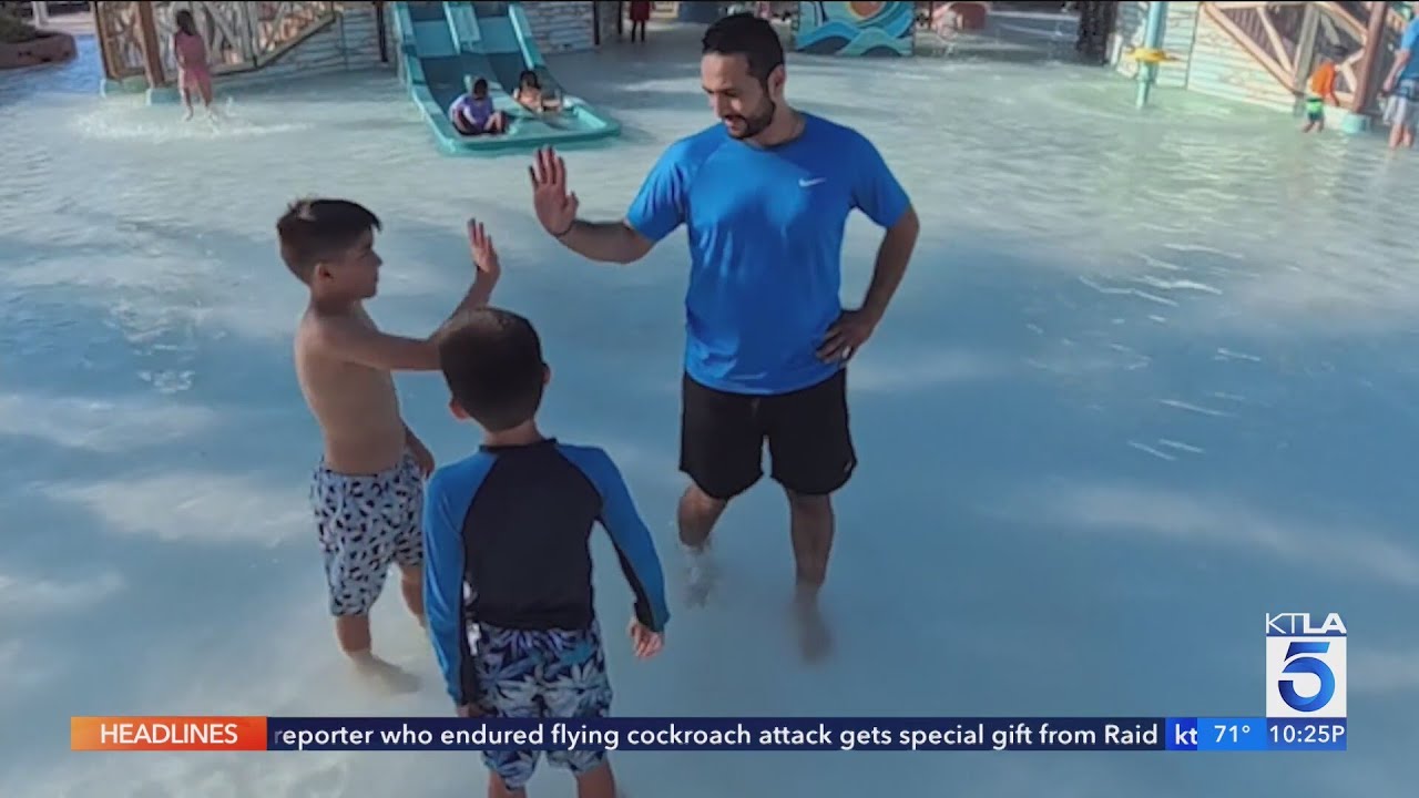 Surviving Abuse, Two Young Brothers Gifted a Splash-Filled Day at Irvine Water Park