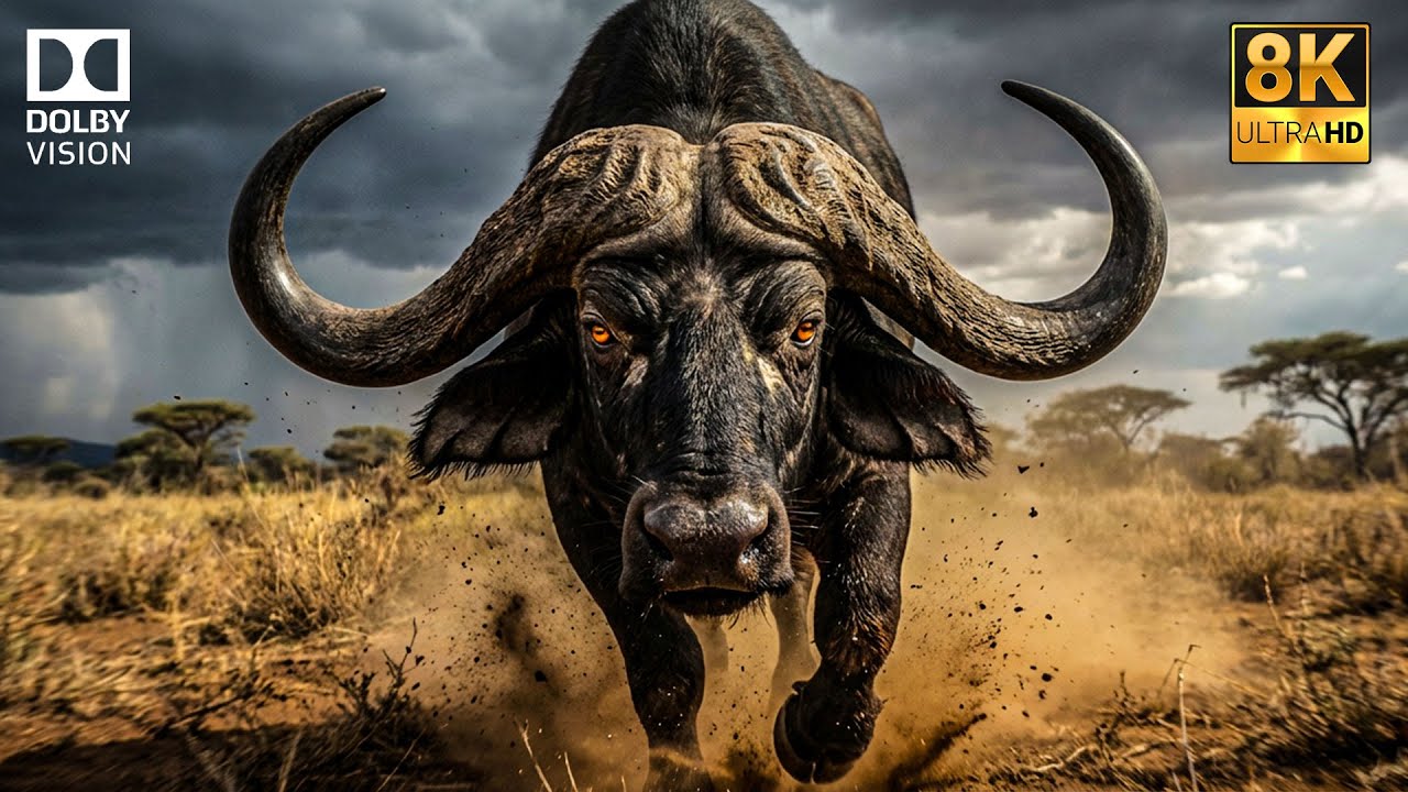 African Animals In The Wild | Compilation | 8K HDR Wildlife Cinematic | 60 FPS