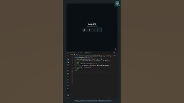 OTP Auto Jump Input Box UI | HTML CSS JavaScript | Smooth Verification UI ✨ #shorts