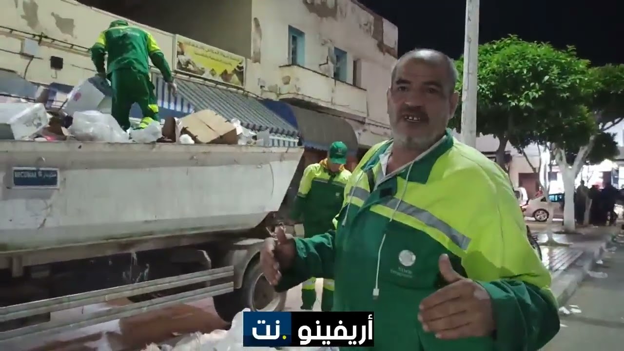 الناظور: شاهد المجهودات الجبارة التي يقوم بها عمال النظافة و نداءهم للساكنة