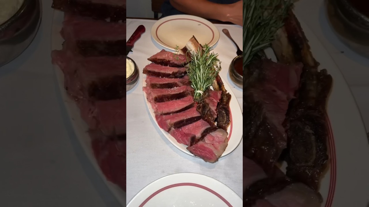This table side prime rib was absurd 📍Quality Meats, NYC #nyc #food #steak