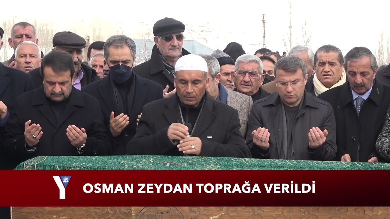 Kanaat önderi Osman Zeydan'ın cenaze töreni - Yüksekova / Büyükçiftlik Beldesi