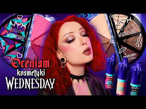Czy dobra passa NYXa trwa? 💜 Testuję kosmetyki z kolekcji Wednesday