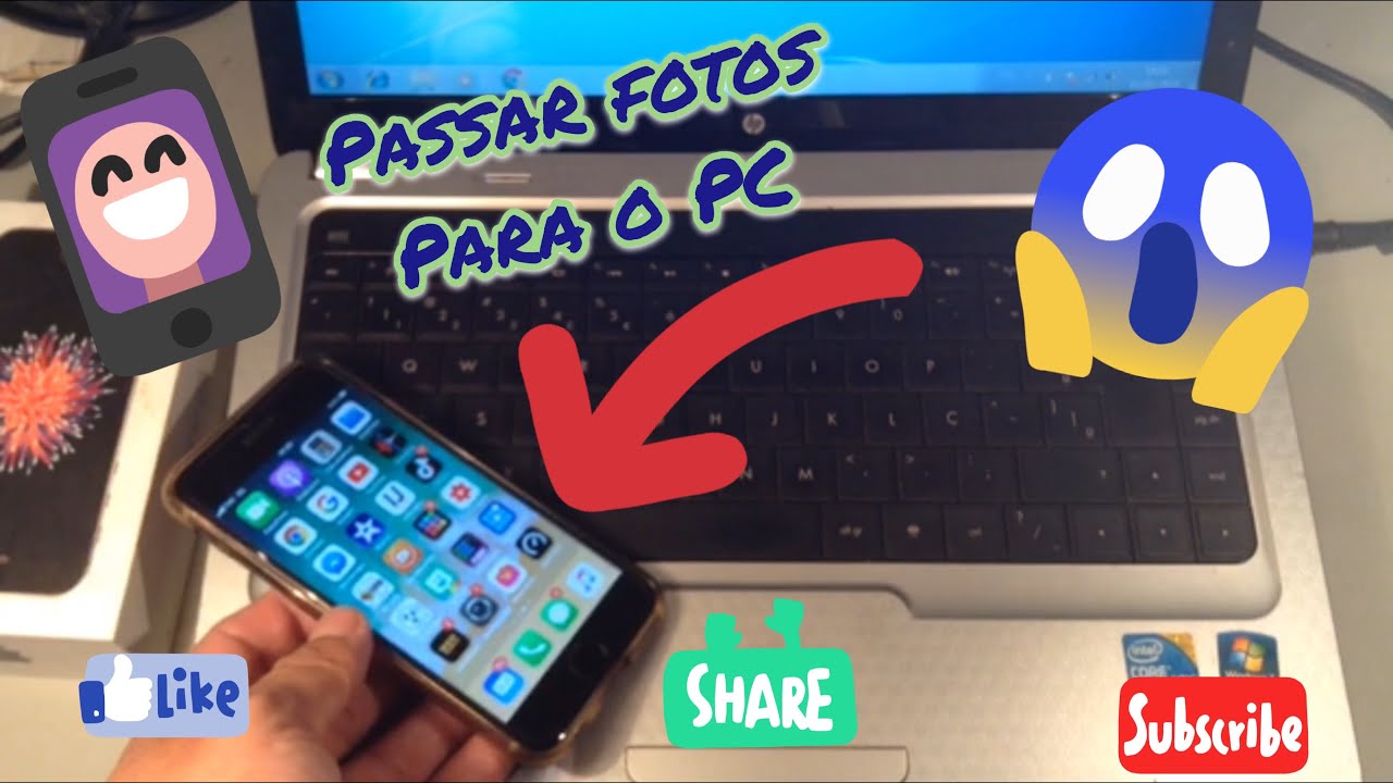 como passar as fotos e vÍdeos para o pc iphone ipad e ipod