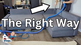 How To Steam Clean Upholstery Professionally