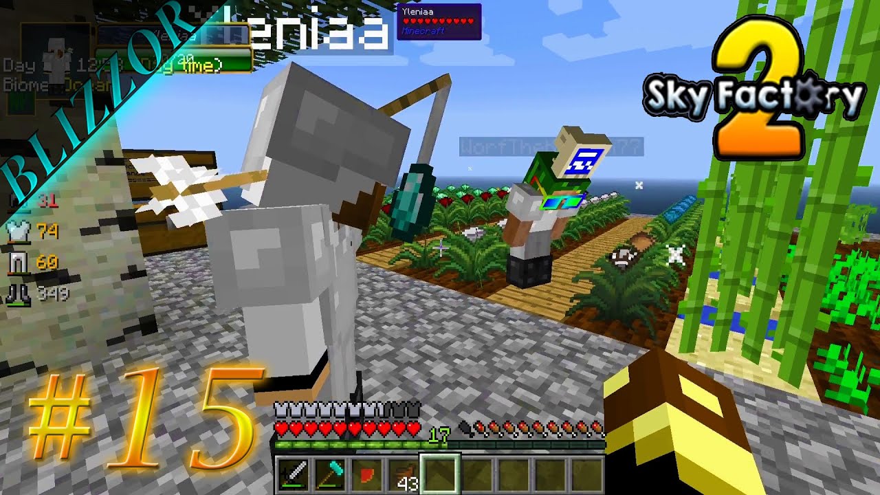 playstation 3 SkyFactory 2 #15 - Sieve Upgraden | Cow Seeds! [Let's Play] [Together] [Deutsch] [GER]
