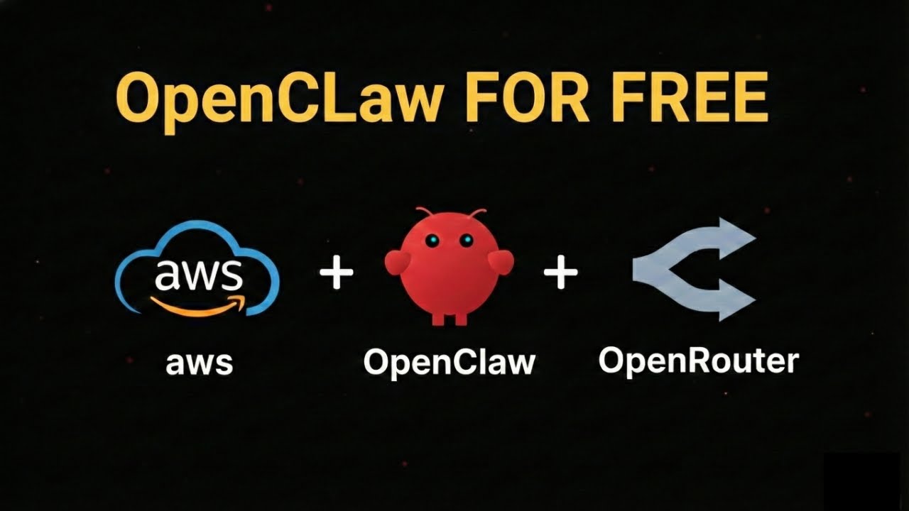 ⁣OpenClaw Full Tutorial: 100% FREE Setup (AWS + OpenRouter + Free GLM Model) - 0$ monthly cost