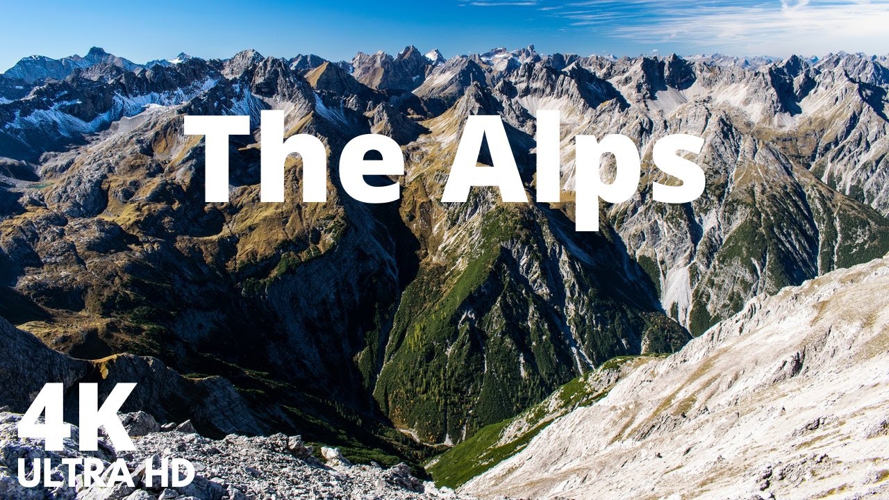 The Alps 4k | Relaxing Piano Music with Beautiful Scenery Nature Videos