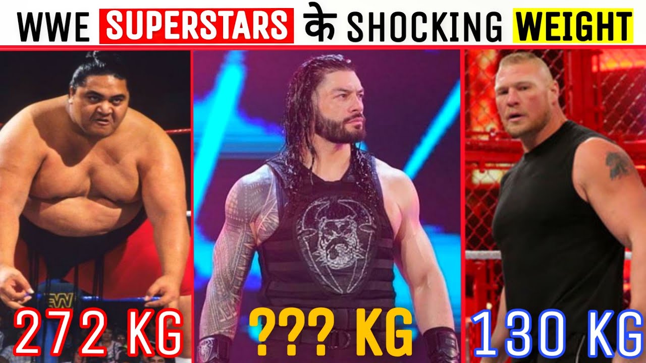 WWE SUPERSTARS SHOCKING WEIGHT ! Top 5 Heaviest Wrestlers In WWE