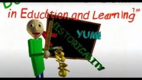 Baldi Runs Through Luma Ai - Baldi