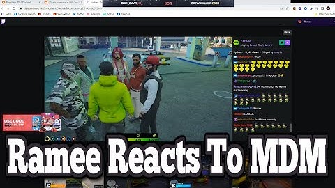 Ramee Reacts To MDM | No-Pixel 3.1