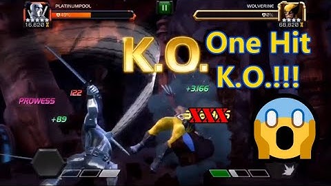 Rol Wolverine DESTROYED In A Single Hit! | Platinumpool Vs Wolverine | Marvel Contest Of Champions