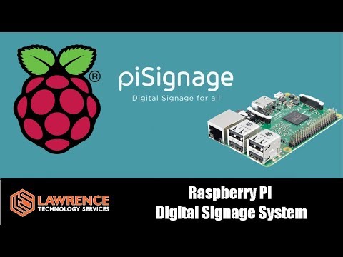 Open Source and Easy to use Raspberry Pi Digital Signage System