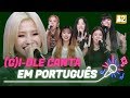 (G)I-DLE canta "Uh-Oh" em Português | Try-lingual ao Vivo