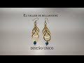 HOW TO MAKE WIRE TEARDROP EARRINGS-COMO HACER UNOS PENDIENTES LAGRIMA DE ALAMBRE