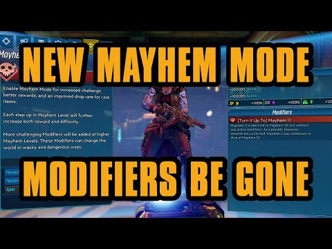 Video: Borderlands 3 Mayhem Mode 2.0: Poteškoće Režima Mayhem I Popis Modifikatora