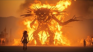 Burning Man - The Next  -  Runway Gen-2 AI Video + MidJourney 5.2