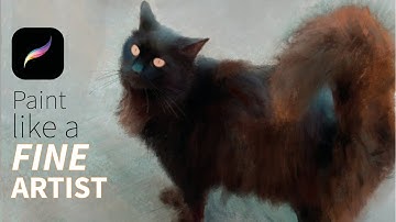 Paint Like A FINE ARTIST In Procreate. Learn This Painting Style And Use It In Your Own Artwork
