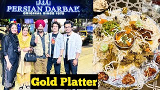 Persian Darbar Gold Platter Review | Best Non-Veg Restaurant in Pune | Param Vlog #101