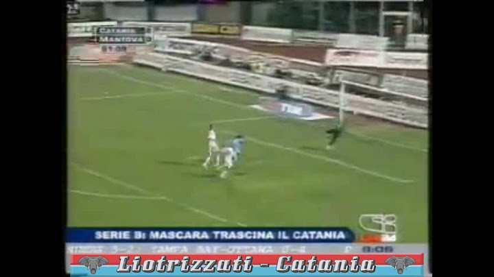 Catania -  Mantova 3-0; Serie B 2005/2006