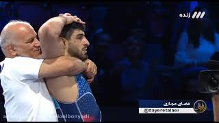 فینال ۹۲ کیلوگرم اسلو،قاسمپور برابر کوربانوف💪💪🤼‍♂️