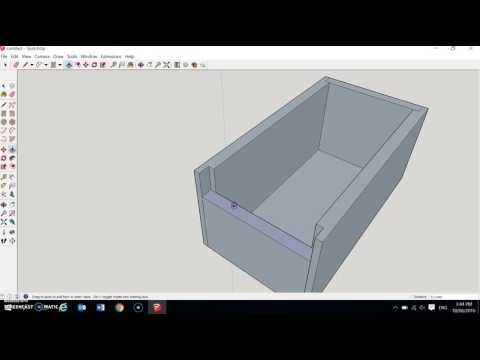 SketchUp caixa tutorial