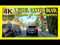 🚦LAUREL CANYON BOULEVARD | Los Angeles, California | October 2020 | Driving Vlog【4K UHD 60 FPS】