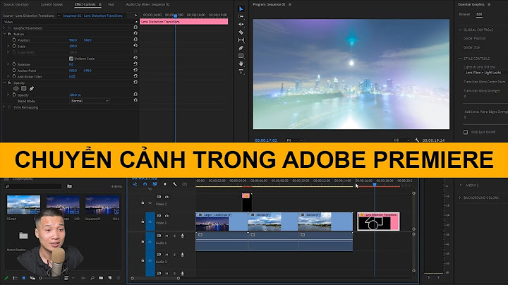 Hướng dẫn chuyển cảnh trong adobe primere