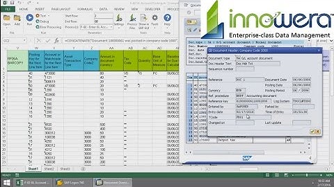 F-02 - G/L Account Posting From Excel