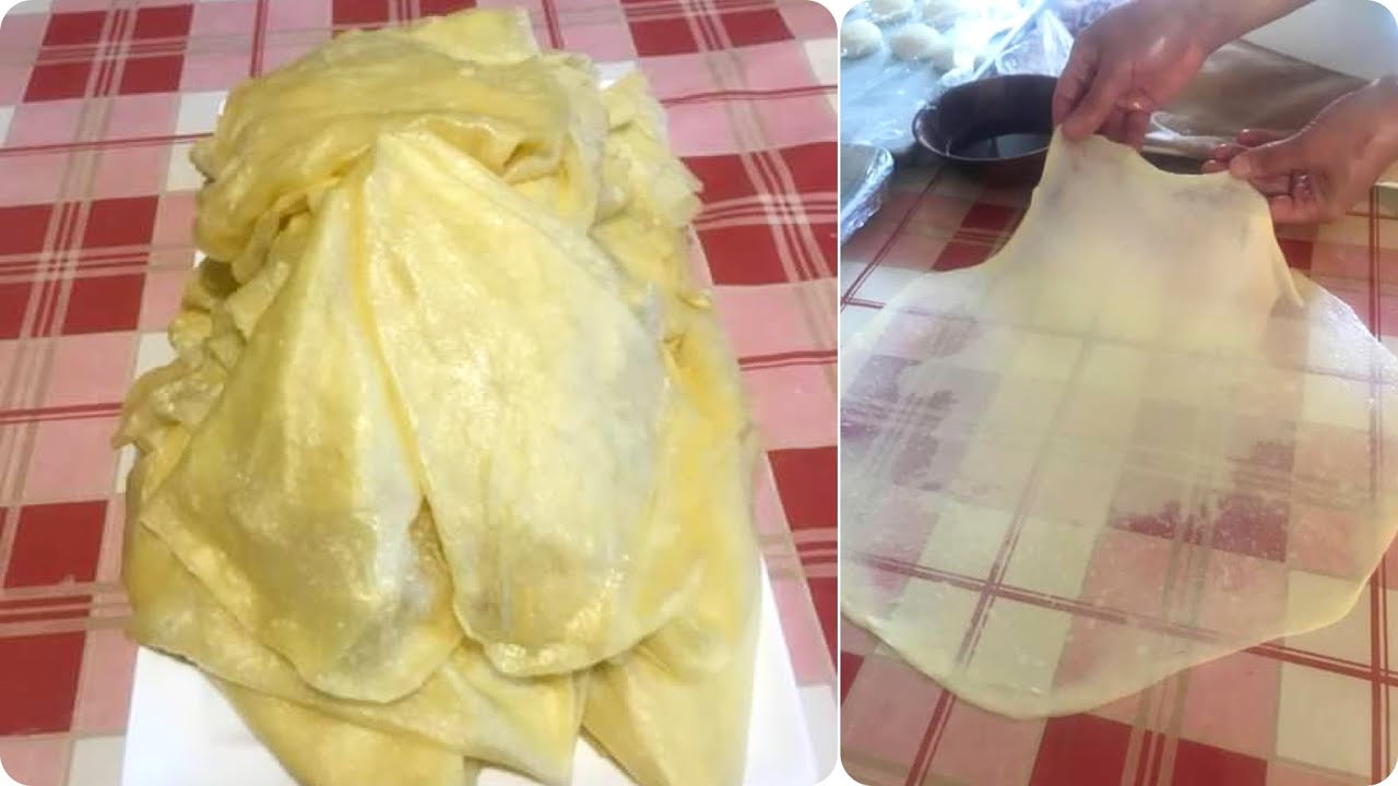 Rogague //رقاق أو فطائر أو فتات أو اوراق شخشوخ الجزائري بالسميد فقط شوفوطريقتي الخاصة لتحضيره روووعة