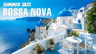 Summer Jazz & Bossa Nova - Tropical Beach Bossa Jazz Music with Ocean Waves for Relax, Work & Study