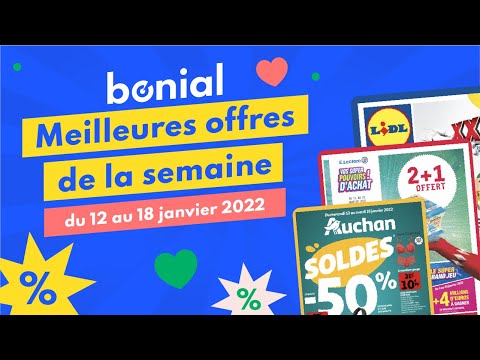 Catalogues Auchan, Lidl, E.Leclerc du 12 au 18 janvier 2022 | SOLDES électroménager, multimédia et +