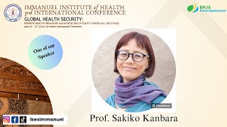 Day 1 : Sakiko Kanbara as speaker of Immanuel Institute of Health 3rd