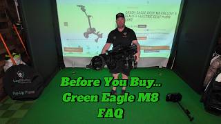 Green Eagle M8 Electric Push Cart Review (Follow, Remote & Power Assist)