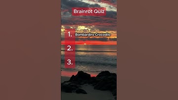 Brainrot Quiz #funny #triviatricks #brainrot #shortvideo#shorts