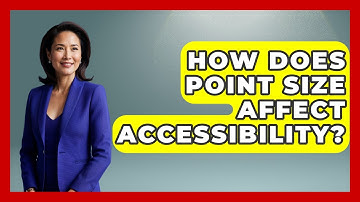 How Does Point Size Affect Accessibility? - Graphic Design Nerd