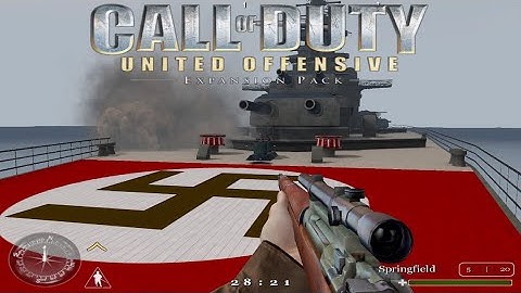 Call of Duty: United Offensive - Sniper Gameplay - Ship (20-7)