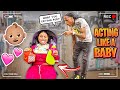 Acting Like A "BABY" To See How My BOYFRIEND Reacts...*HILARIOUS*