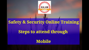 TNTP Safety & Security Training - Attending through Mobile 1.30 seconds video