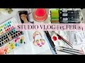 Studio vlog pencil storage update  modigliani inspo  sketchbook process