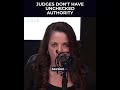 Judges don't have unchecked authority
