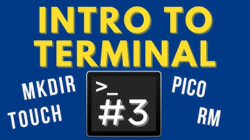 How to use the Terminal | Command Line for Beginners Part 3- Make, Delete and Edit File and Folders