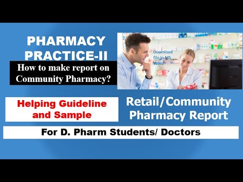 hospital visit report for pharmacy students