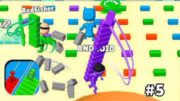 Bridge Race 3D game in MAX LEVEL - All Levels Gameplay | PART - 05 AD