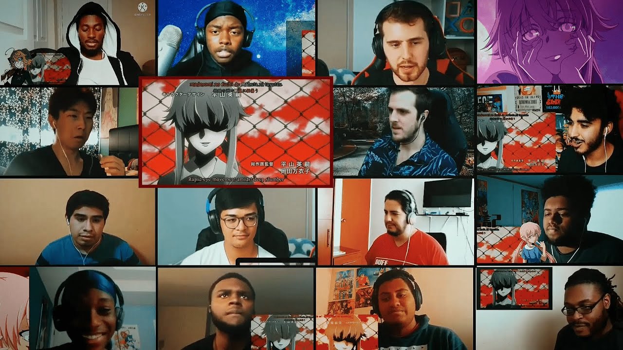 Mirai Nikki Opening 1 Reaction Mashup