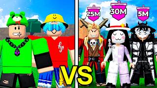 TWO YOUTUBERS vs Every BOUNTY in Blox Fruits!